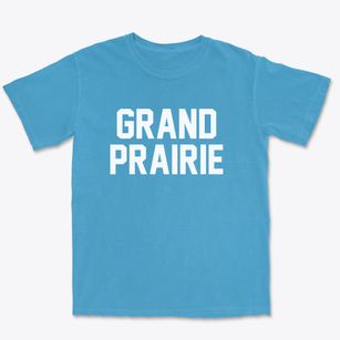 Grand Prairie Texas Classic Block Premium Heavyweight T-shirt