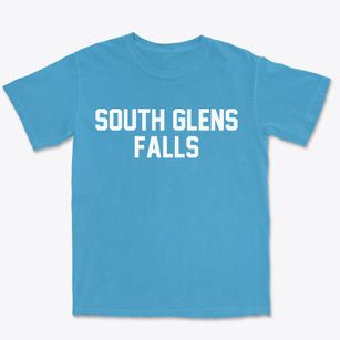 South Glens Falls New York Classic Block Premium Heavyweight T-shirt