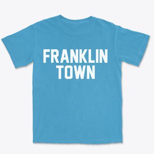 Franklin Town Massachusetts Classic Block Premium Heavyweight T-shirt