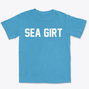 Sea Girt New Jersey Classic Block Premium Heavyweight T-shirt