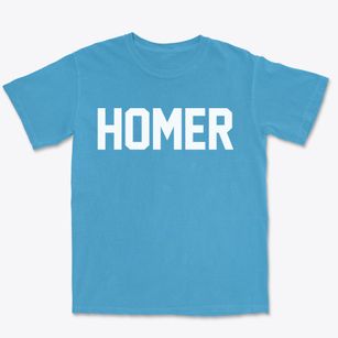 Homer Illinois Classic Block Premium Heavyweight T-shirt