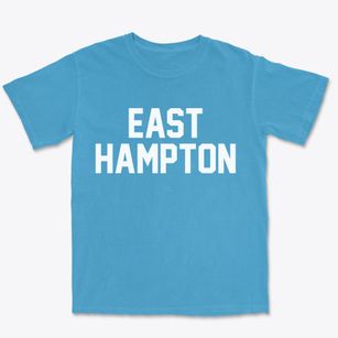 East Hampton New York Classic Block Premium Heavyweight T-shirt