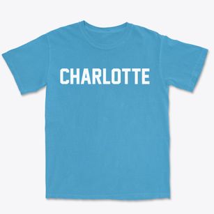 Charlotte Iowa Classic Block Premium Heavyweight T-shirt