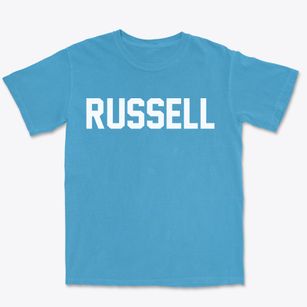 Russell Arkansas Classic Block Premium Heavyweight T-shirt