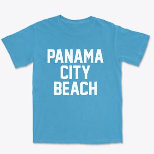Panama City Beach Florida Classic Block Premium Heavyweight T-shirt