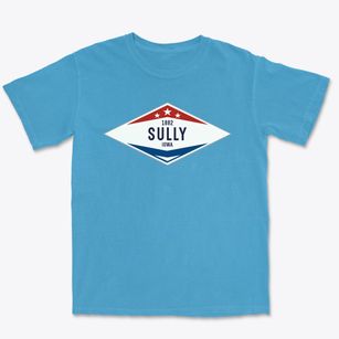 Sully Iowa Diamond Star Premium Heavyweight T-shirt