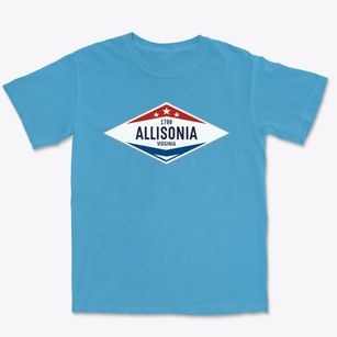 Allisonia Virginia Diamond Star Premium Heavyweight T-shirt