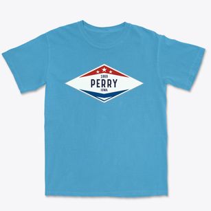 Perry Iowa Diamond Star Premium Heavyweight T-shirt