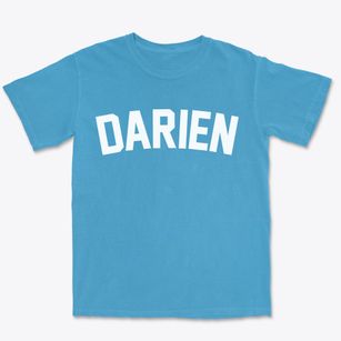 Darien Connecticut Classic Curve Premium Heavyweight T-shirt