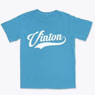 Vinton Iowa Vintage Team Premium Heavyweight T-shirt