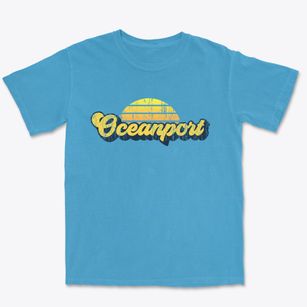 Oceanport New Jersey Sublime Sunset Premium Heavyweight T-shirt