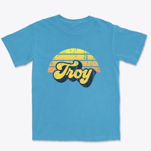 Troy Ohio Sublime Sunset Premium Heavyweight T-shirt