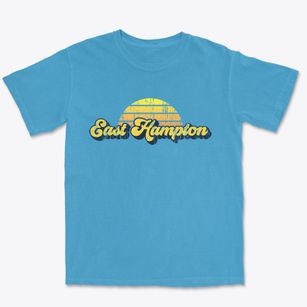 East Hampton New York Sublime Sunset Premium Heavyweight T-shirt