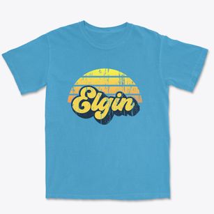Elgin North Dakota Sublime Sunset Premium Heavyweight T-shirt