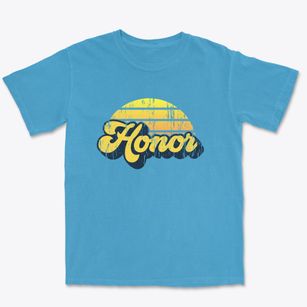 Honor Michigan Sublime Sunset Premium Heavyweight T-shirt