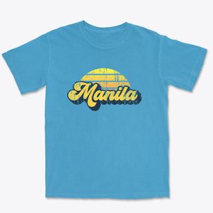 Manila Utah Sublime Sunset Premium Heavyweight T-shirt