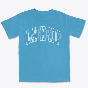 Lathrop California Trendy Block Premium Heavyweight T-shirt