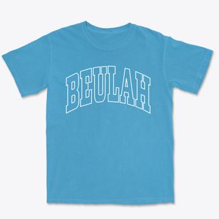 Beulah Michigan Trendy Block Premium Heavyweight T-shirt