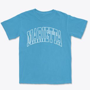Marietta Minnesota Trendy Block Premium Heavyweight T-shirt