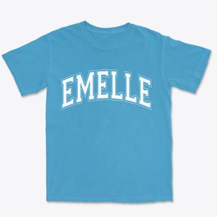 Emelle Alabama Varsity Premium Heavyweight T-shirt