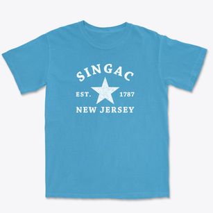 Singac New Jersey Star Premium Heavyweight T-shirt
