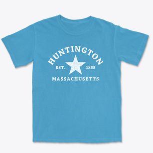 Huntington Massachusetts Star Premium Heavyweight T-shirt