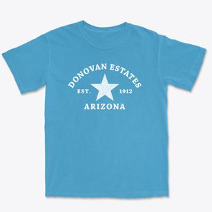 Donovan Estates Arizona Star Premium Heavyweight T-shirt