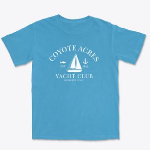 Coyote Acres Texas Yacht Club Premium Heavyweight T-shirt
