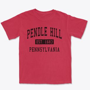 Pendle Hill Pennsylvania Classic Established Premium Heavyweight T-shirt