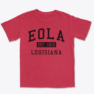 Eola Louisiana Classic Established Premium Heavyweight T-shirt