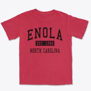 Enola North Carolina Classic Established Premium Heavyweight T-shirt