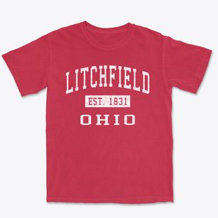 Litchfield Ohio Classic Established Premium Heavyweight T-shirt
