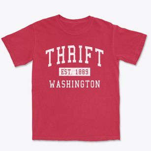 Thrift Washington Classic Established Premium Heavyweight T-shirt