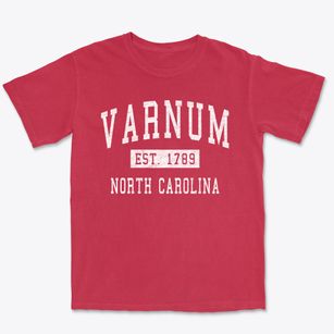 Varnum North Carolina Classic Established Premium Heavyweight T-shirt