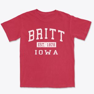 Britt Iowa Classic Established Premium Heavyweight T-shirt