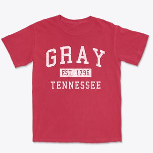 Gray Tennessee Classic Established Premium Heavyweight T-shirt