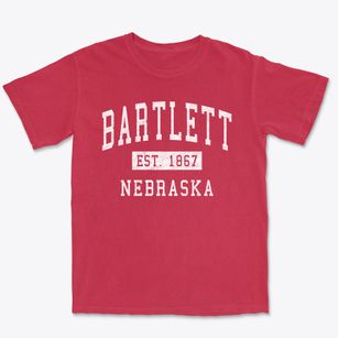 Bartlett Nebraska Classic Established Premium Heavyweight T-shirt