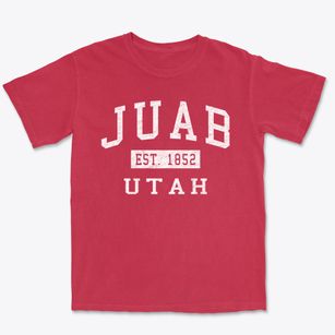 Juab Utah Classic Established Premium Heavyweight T-shirt