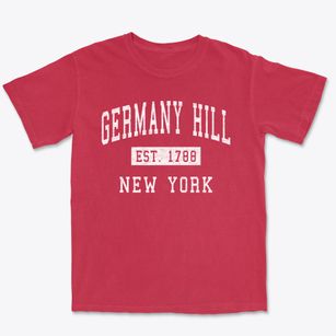 Germany Hill New York Classic Established Premium Heavyweight T-shirt