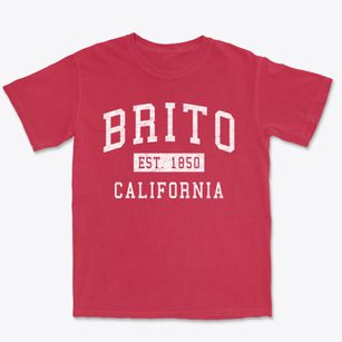 Brito California Classic Established Premium Heavyweight T-shirt