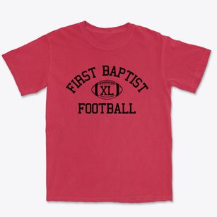 First Baptist Christian School Classic Football Premium Heavyweight T-shirt