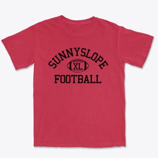 Sunnyslope Intermediate School Classic Football Premium Heavyweight T-shirt