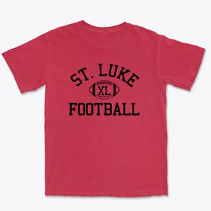 Saint Luke Catholic School Classic Football Premium Heavyweight T-shirt