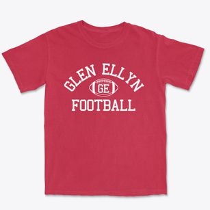 Glen Ellyn Christian School Classic Football Premium Heavyweight T-shirt