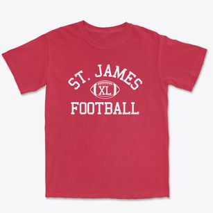 Saint James The Apostle School Classic Football Premium Heavyweight T-shirt