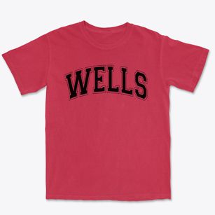 Wells Middle School Varsity Arch Premium Heavyweight T-shirt