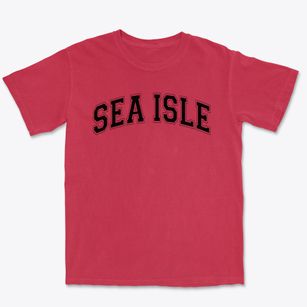 Sea Isle Elementary School Varsity Arch Premium Heavyweight T-shirt