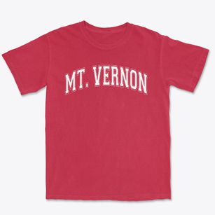 Mt. Vernon Saint Mary Varsity Arch Premium Heavyweight T-shirt