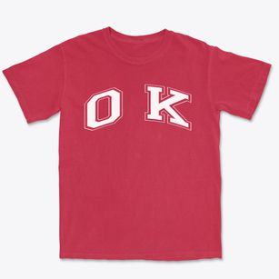O K Elementary School Varsity Arch Premium Heavyweight T-shirt
