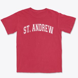 Saint Andrew School Varsity Arch Premium Heavyweight T-shirt